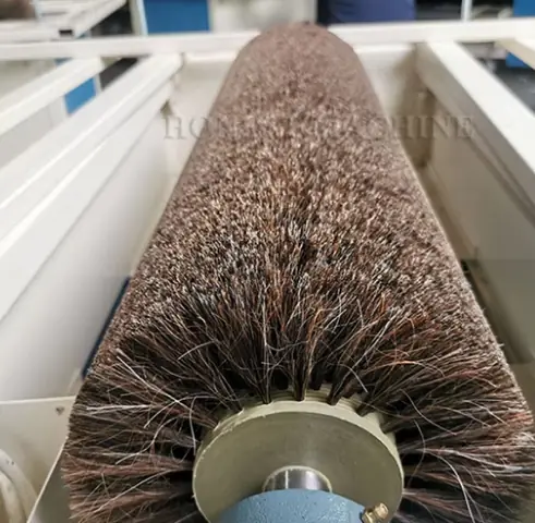 Raising textile process